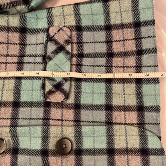 ❤️ David Brooks wool blazer women’s 10 medium blue checkers - Picture 11 of 11